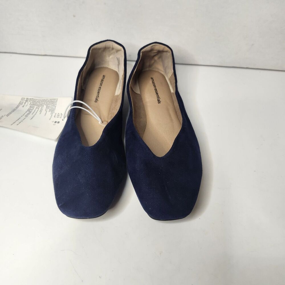 Amazon Essentials Women's Blue Ballet Flat Size 7
